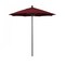 California Umbrella 7.5' Black Aluminum Market Patio Umbrella, Sunbrella Spectrum Ruby 194061334249 - alternate 1